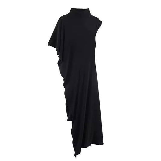 Vestido/Polera Asimétrica Noir